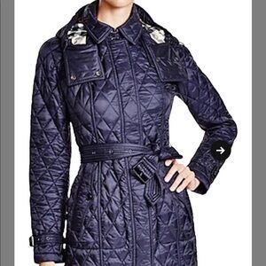 Burberry Brit quilted coat Navy size S